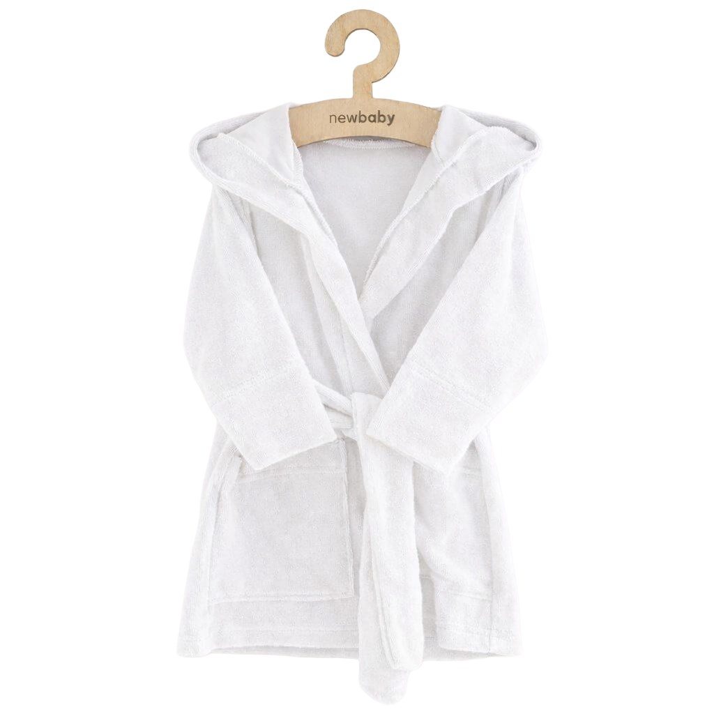 Detský froté župan New Baby white 80/86