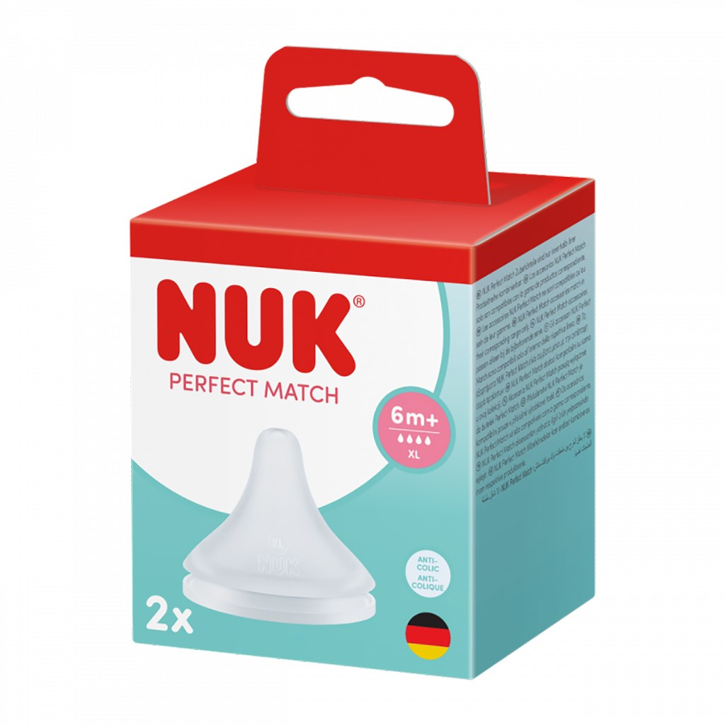 Cumlík-Savička Perfect Match Nuk XL (6+) 2 ks