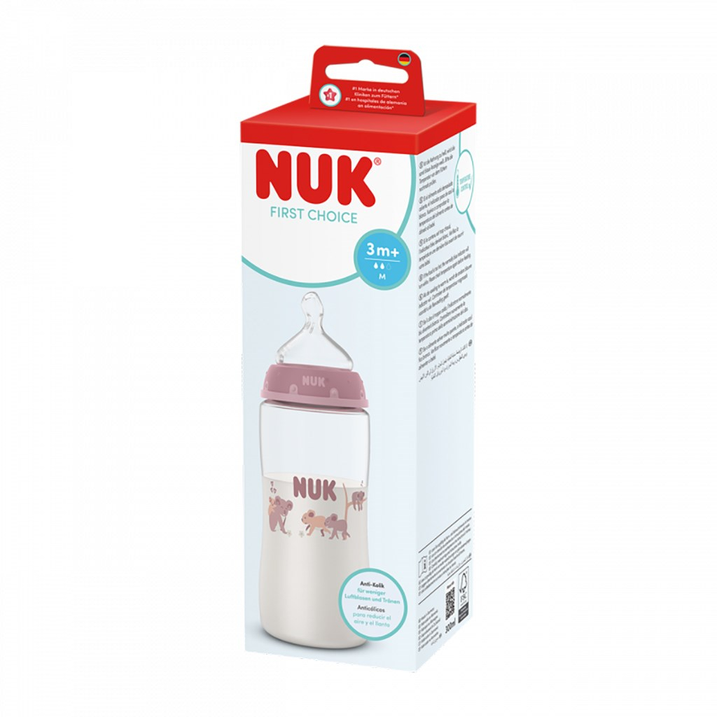 Dojčenská fľaša NUK First Choice Temperature Control 300 ml Koala