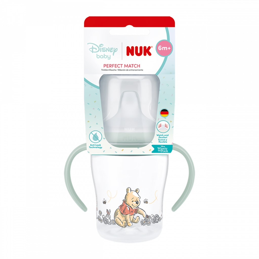 Dojčenská fľaša na učenie NUK Perfect Match DISNEY Macko Pu Winnie 150 ml