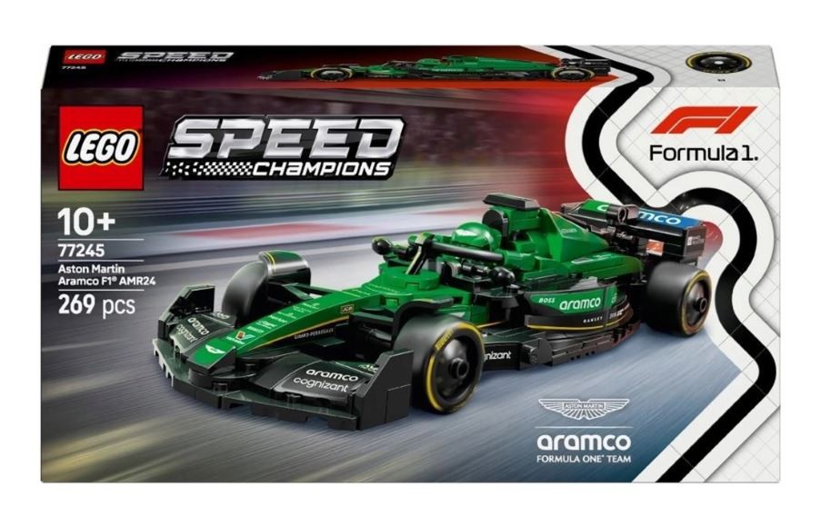 LEGO Speed Champions Pretekárske auto Aston Martin Aramco F1 AMR24