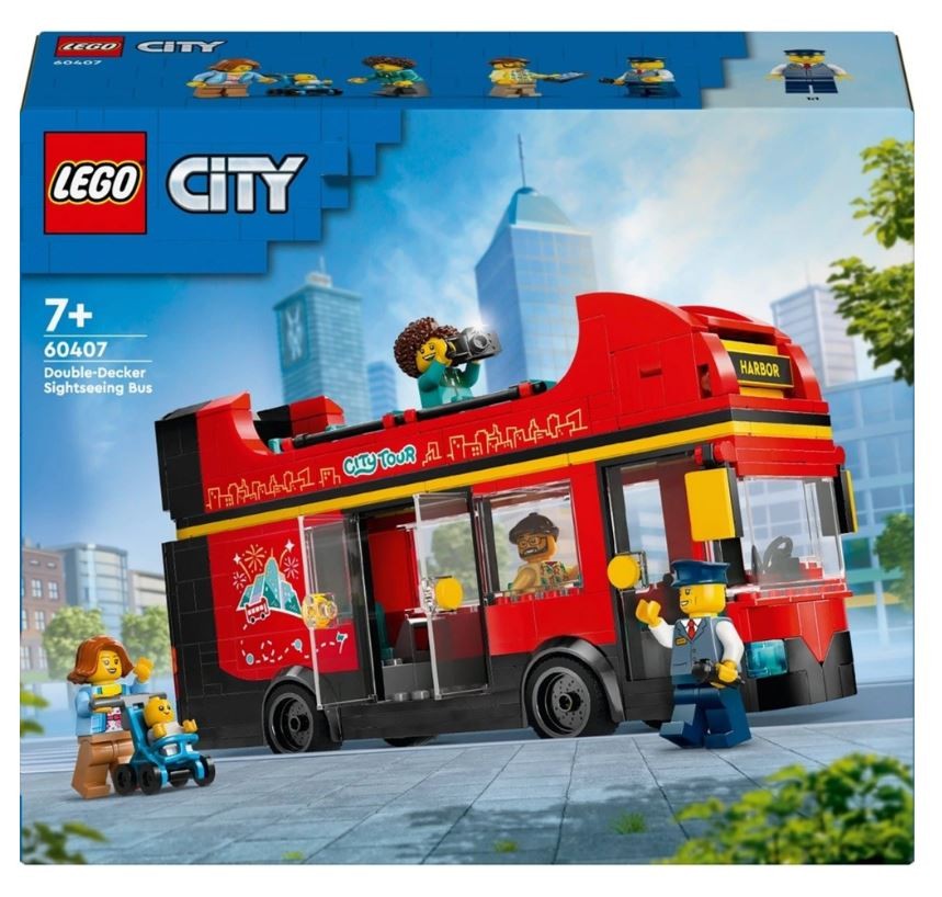 LEGO City Červený dvojposchodový vyhliadkový autobus