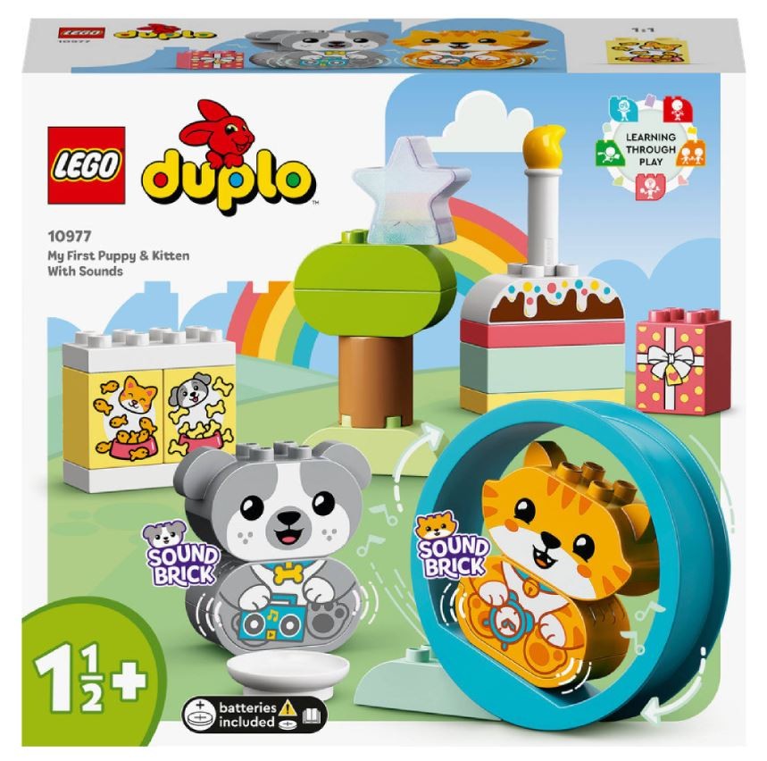 LEGO DUPLO Moje prvé šteniatko a mačiatko so zvukom
