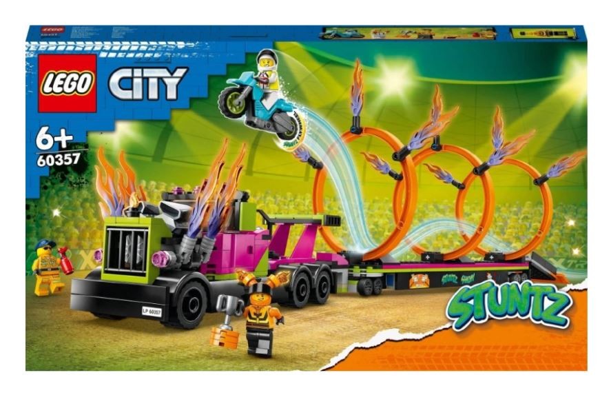 LEGO City Ťahač s ohnivými kruhmi