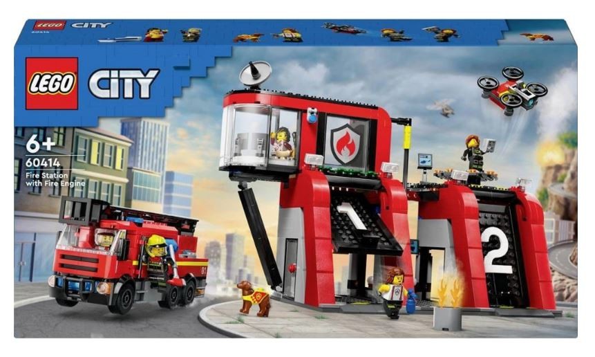 LEGO City Hasičská stanica s hasičským vozidlom