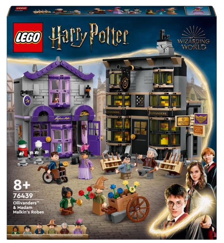 LEGO Harry Potter Ollivanderov obchod a Obchod madam Malkinovej