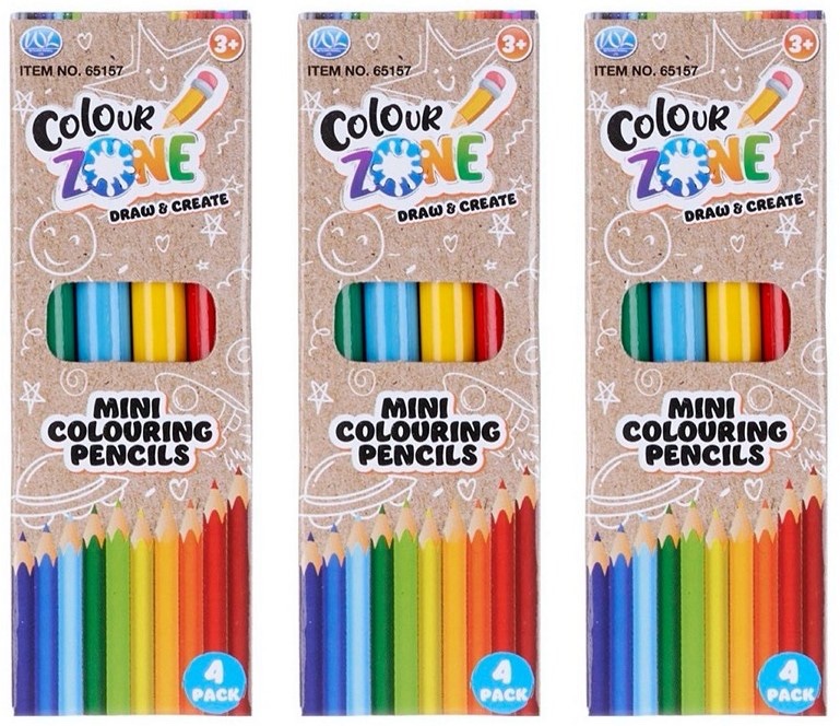 CreativeToys Mini Farebné Ceruzky