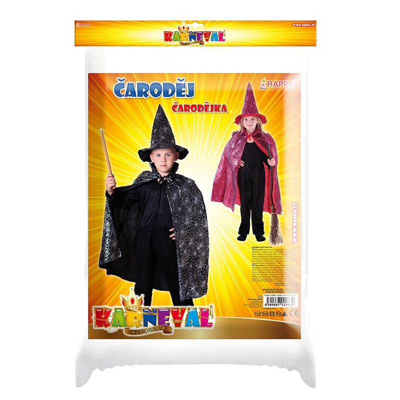 Rappa Kúzelnícky plášť s hviezdami, 2 druhy