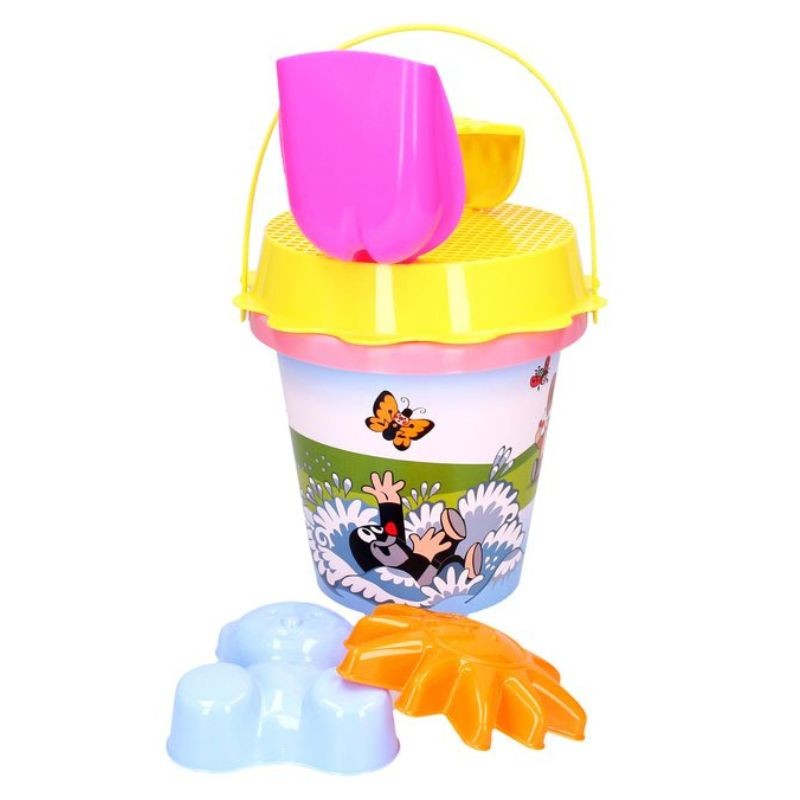 Wiky Sada na piesok Krtko 1,5 l ružová