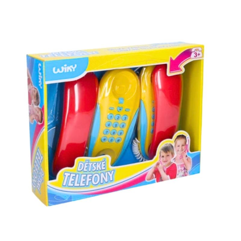 Wiky Detské drôtové telefóny - Český obal