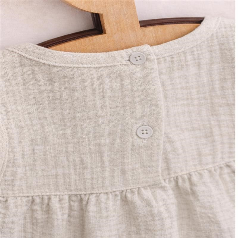 Dojčenské mušelínové šaty New Baby Ella linen 62 (3-6m)