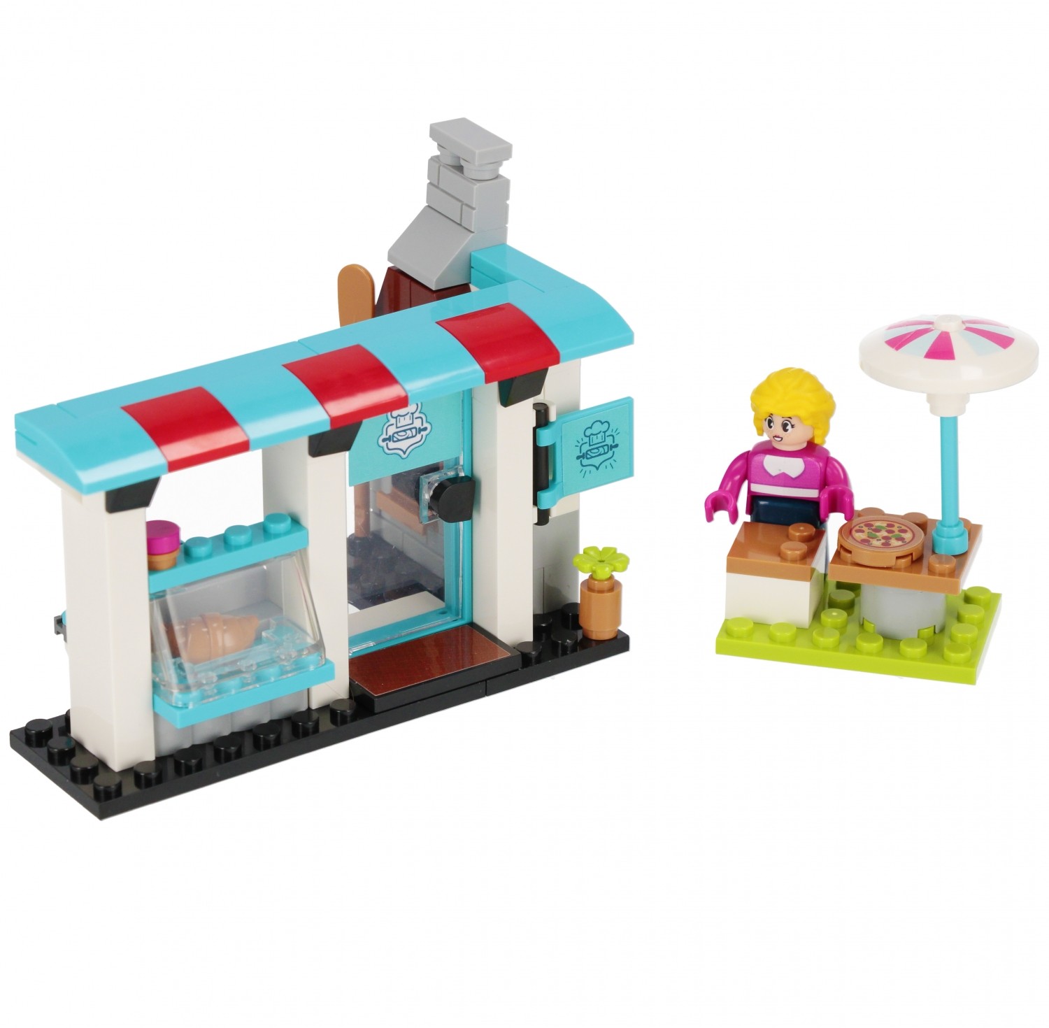 CreativeToys Stavebnica AlleBlox Kaviareň, 99 dielov