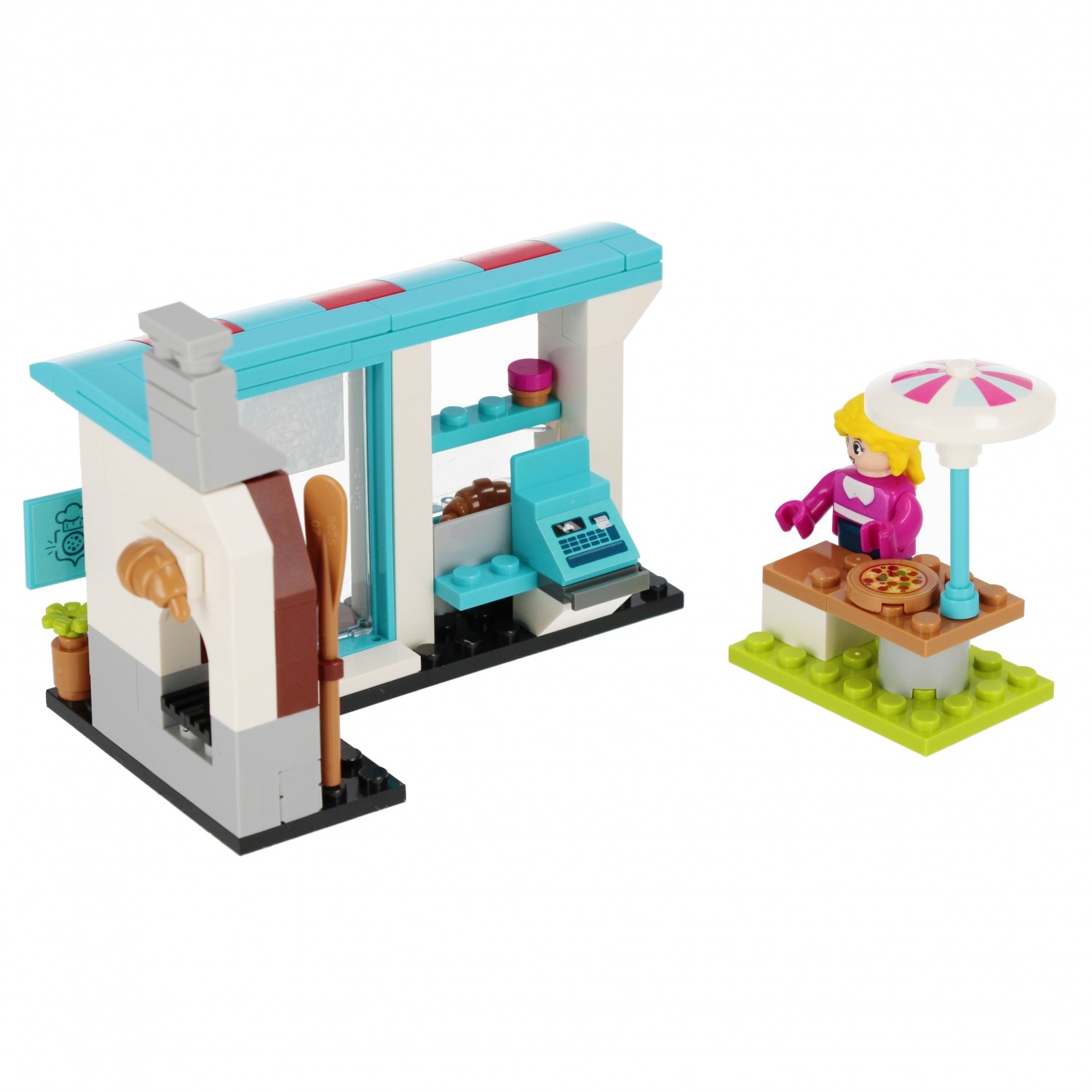 CreativeToys Stavebnica AlleBlox Kaviareň, 99 dielov