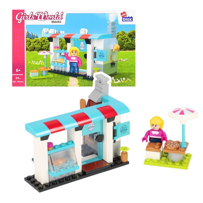 CreativeToys Stavebnica AlleBlox Kaviareň, 99 dielov