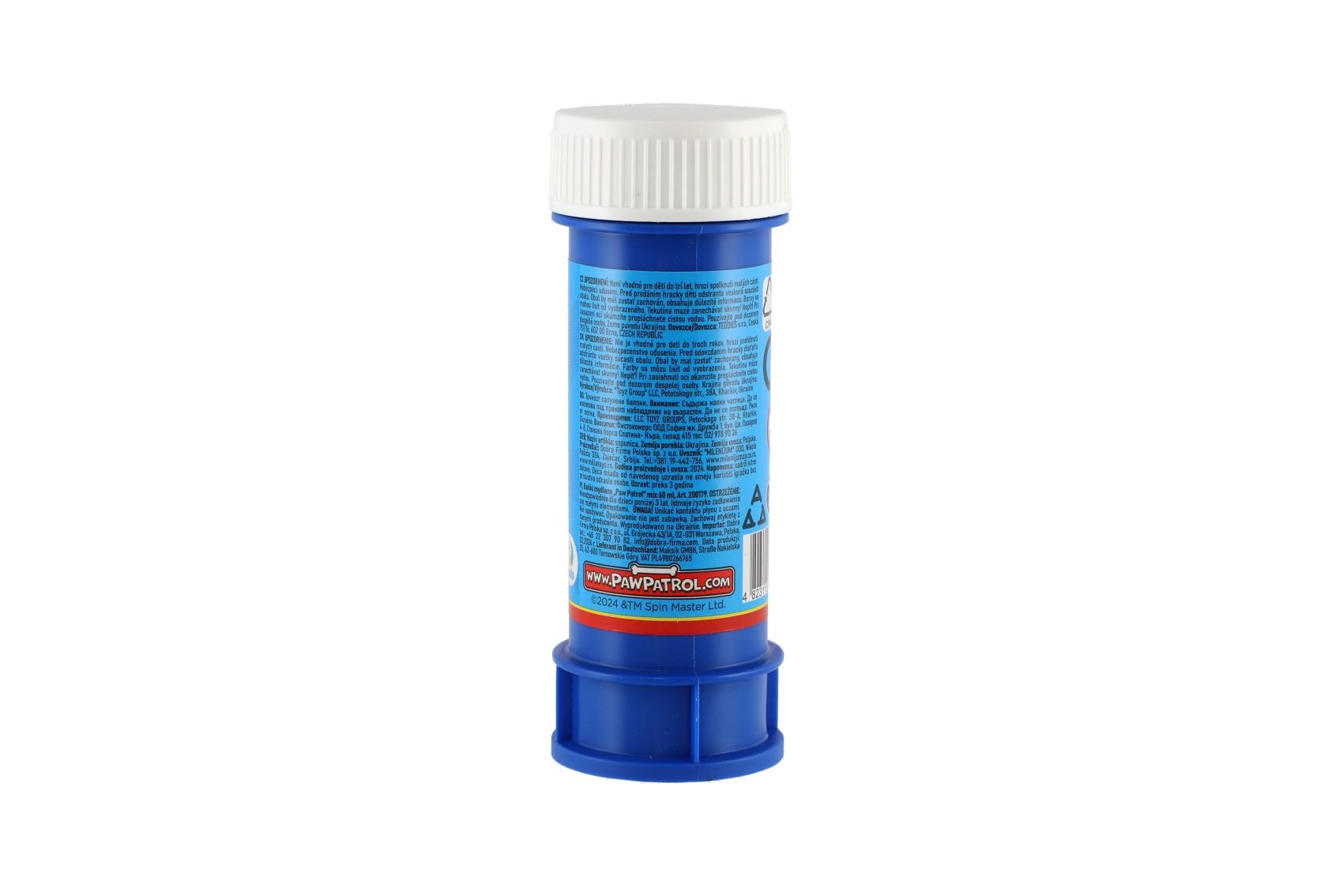CreativeToys Bublifuk Paw patrol 60ml