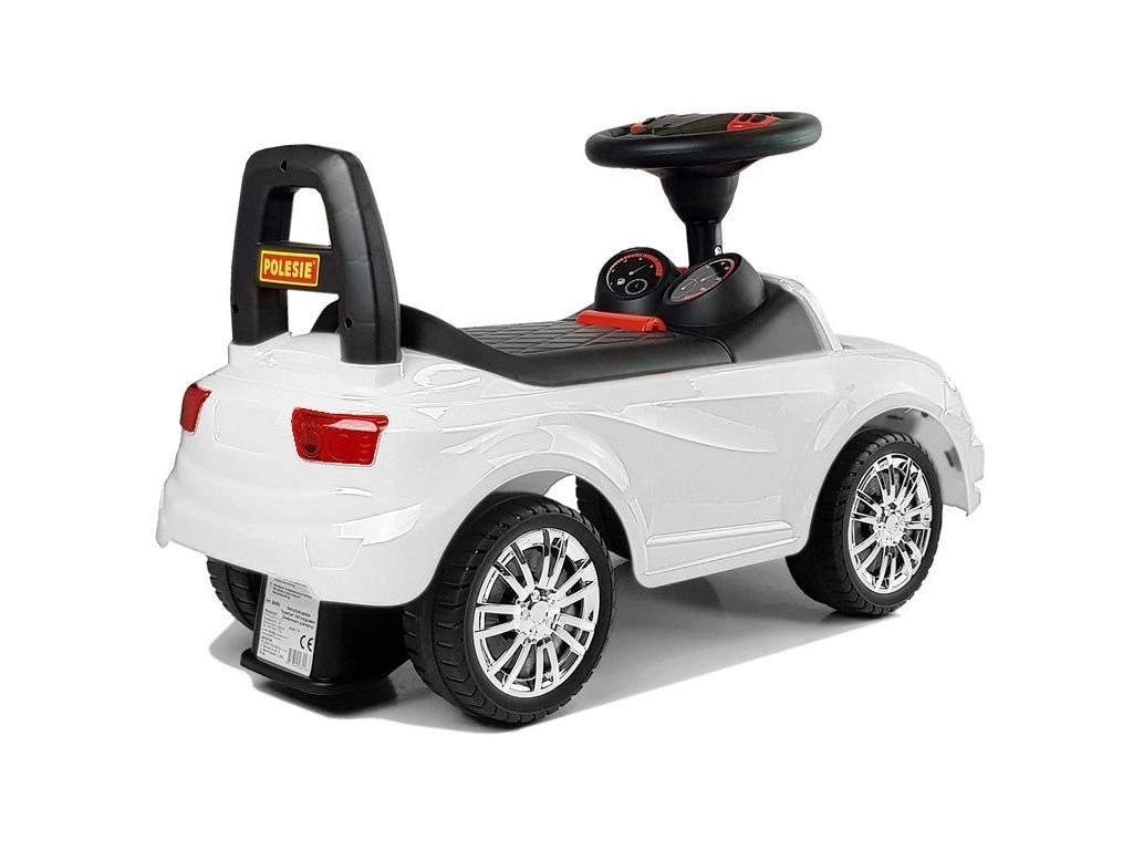 Polesie Odrážadlo SuperCar so zvukom - Biele