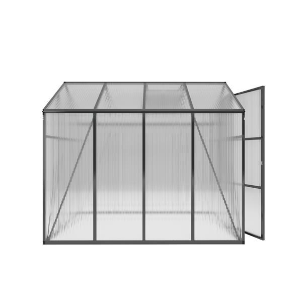 CARERO Záhradný skleník 183 × 244 cm polykarbonát, hliníkový rám