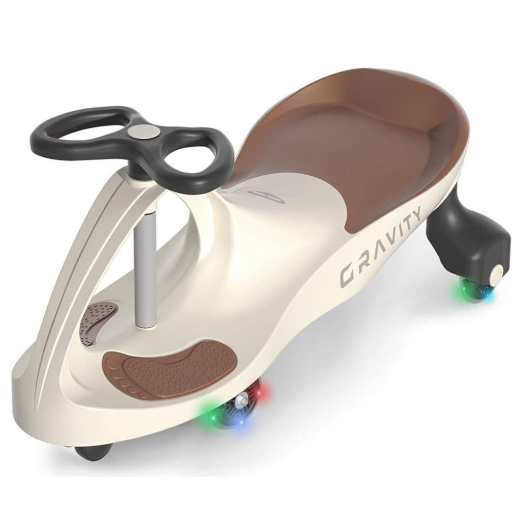 Detské gravitačné odrážadlo Gravity Milly Mally beige brown