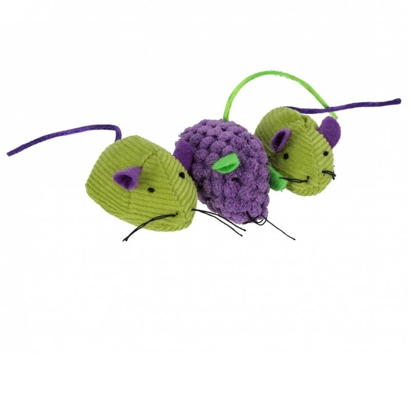 CreativeToys Hračka pre mačku Myši 3ks