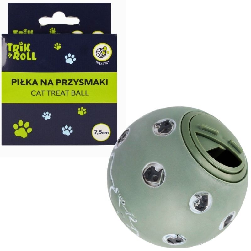 CreativeToys Lopta pre mačku na pochúťky