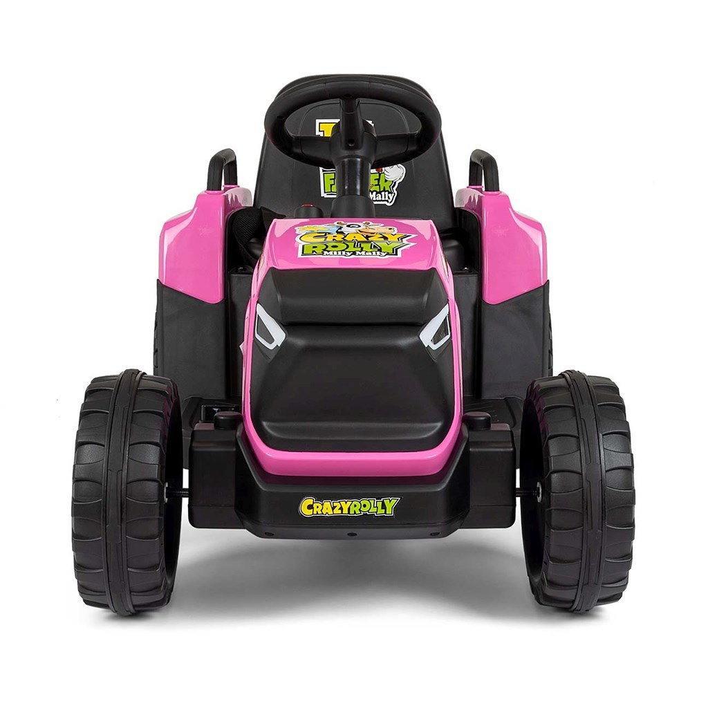 Elektrický traktor Milly Mally Rolly pink