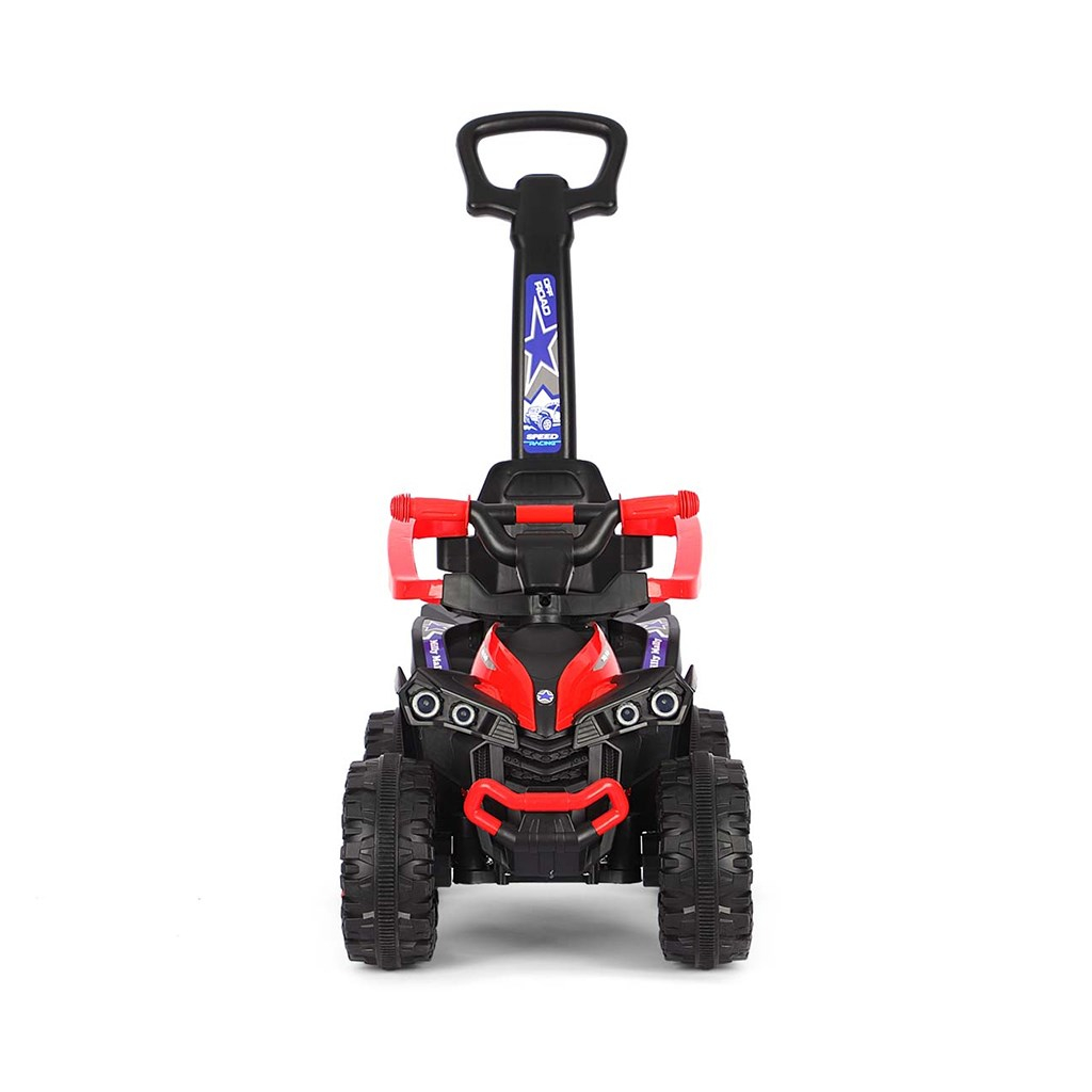 Detské odrážadlo s vodiacou tyčou Milly Mally Wild 3v1 red