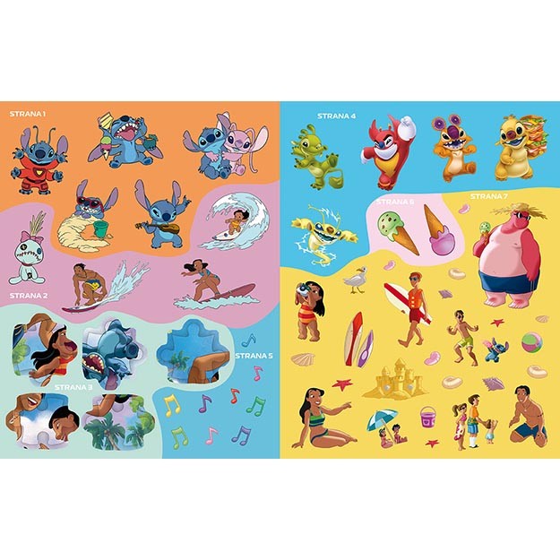 JiriModels Zábava so samolepkami Lilo & Stitch