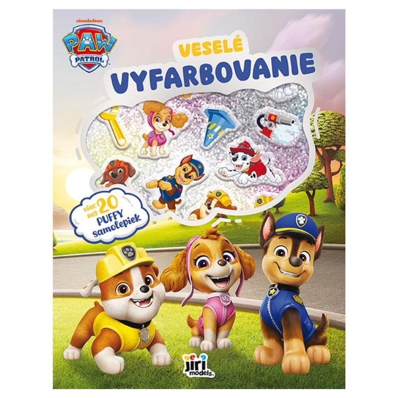 JiriModels Veselé vyfarbovanie so super samolepkami Labková patrola