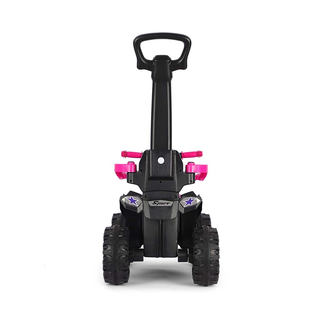 Detské odrážadlo s vodiacou tyčou Milly Mally Wild 3v1 pink