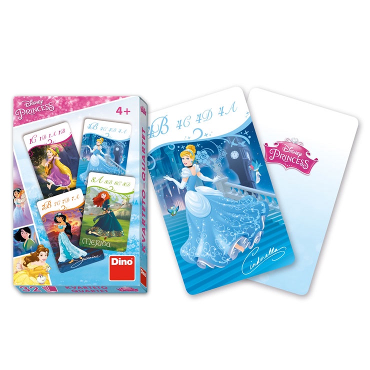 DINO Toys Karty kvarteto Disney Princezne