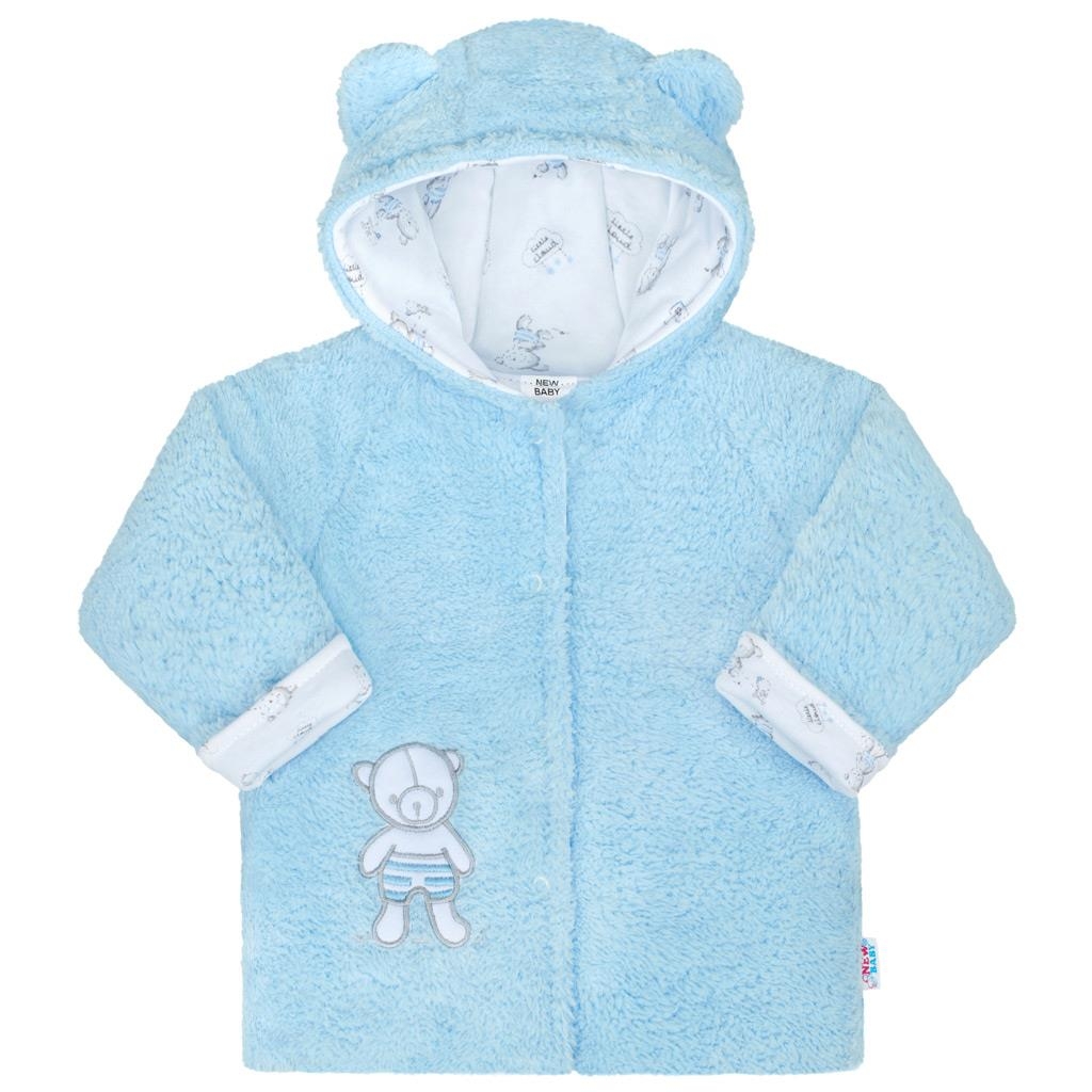 Zimný kabátik New Baby Nice Bear modrý 86 (12-18m)