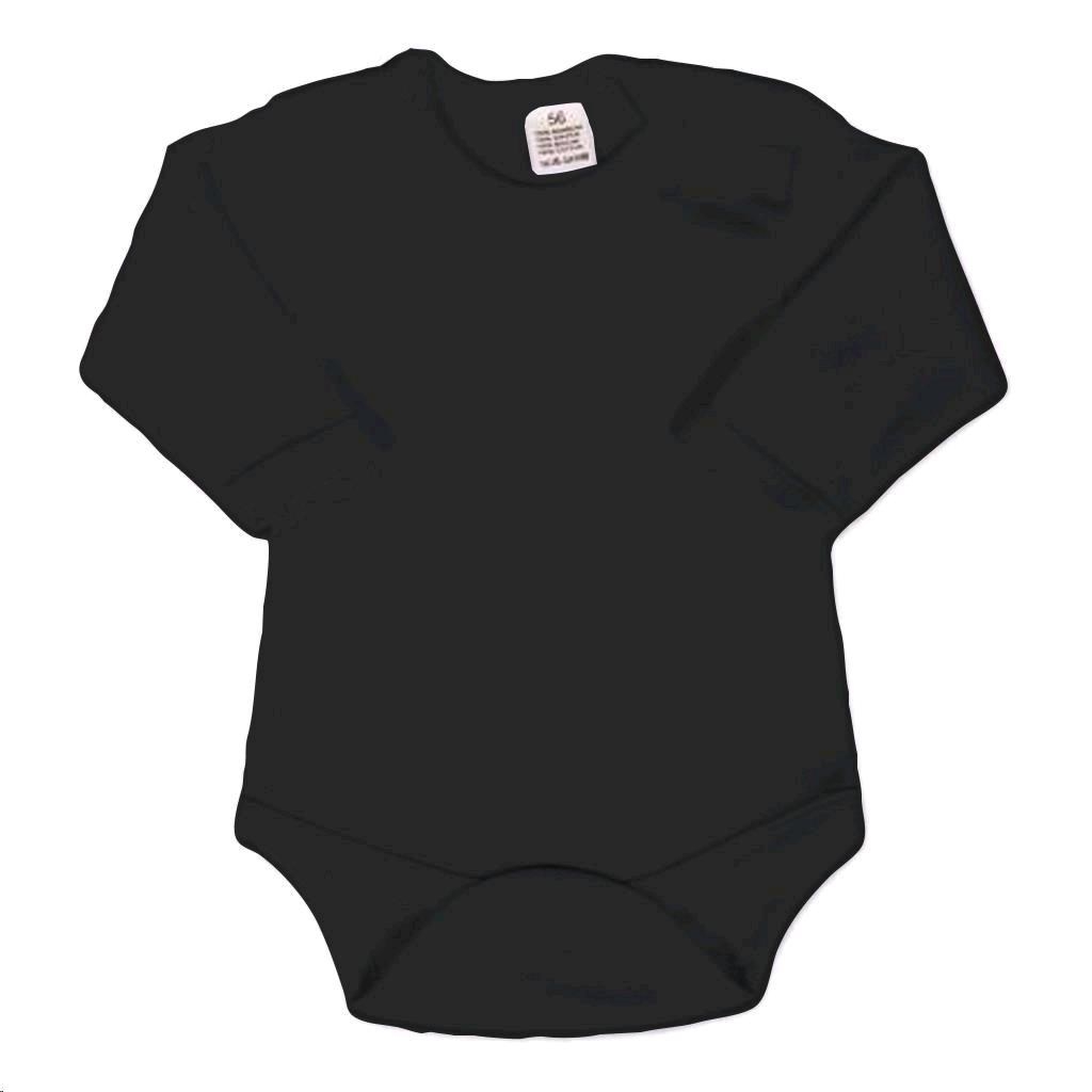 Body dlhý rukáv New Baby - čierne 92 (18-24m)