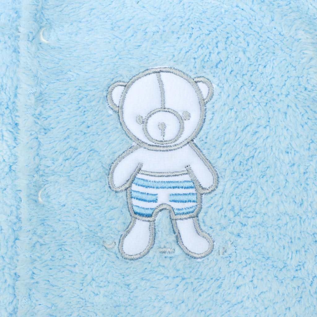 Zimná kombinézka New Baby Nice Bear modrá 68 (4-6m)