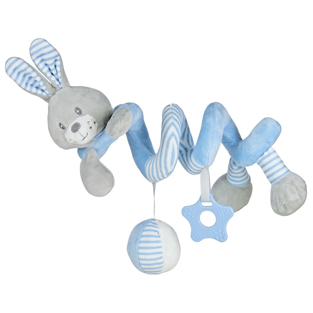 Hračka na postieľku Špirála Baby Mix králik modrý