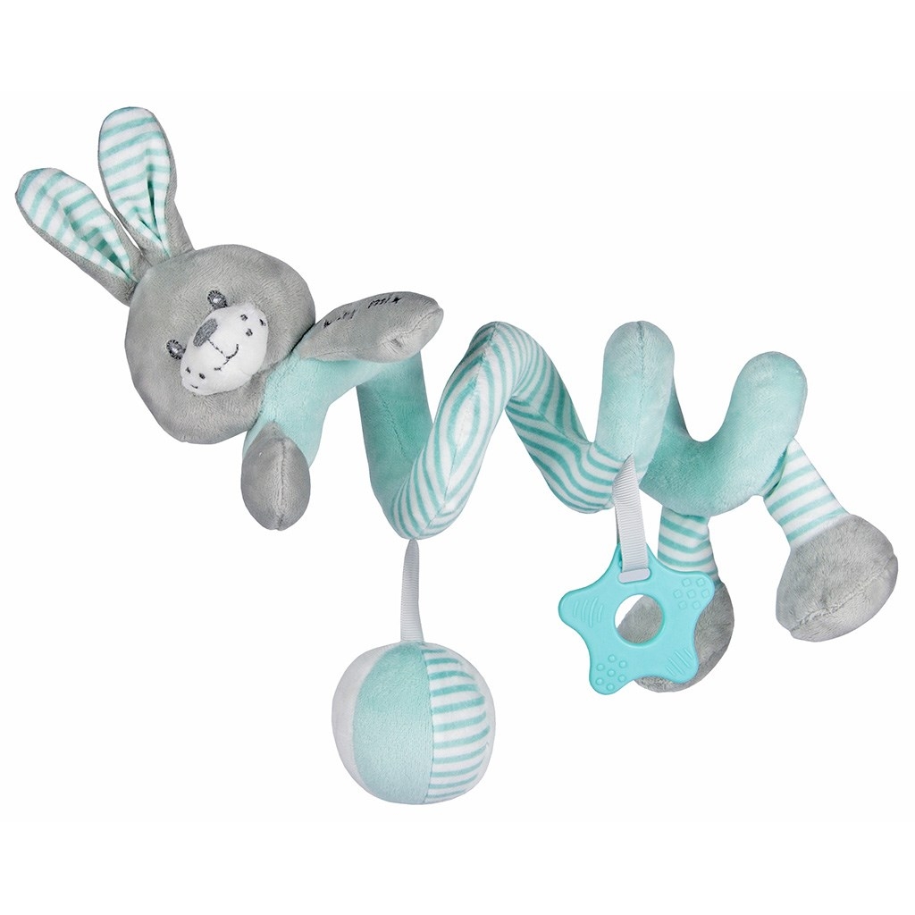 Hračka na postieľku Špirála Baby Mix králik mätový