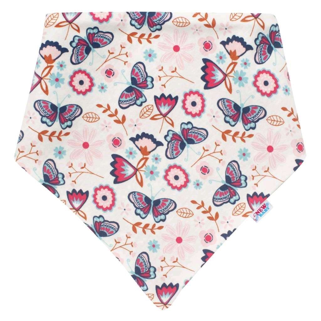 Dojčenská čiapočka s šatkou na krk New Baby Missy modrá 80 (9-12m)