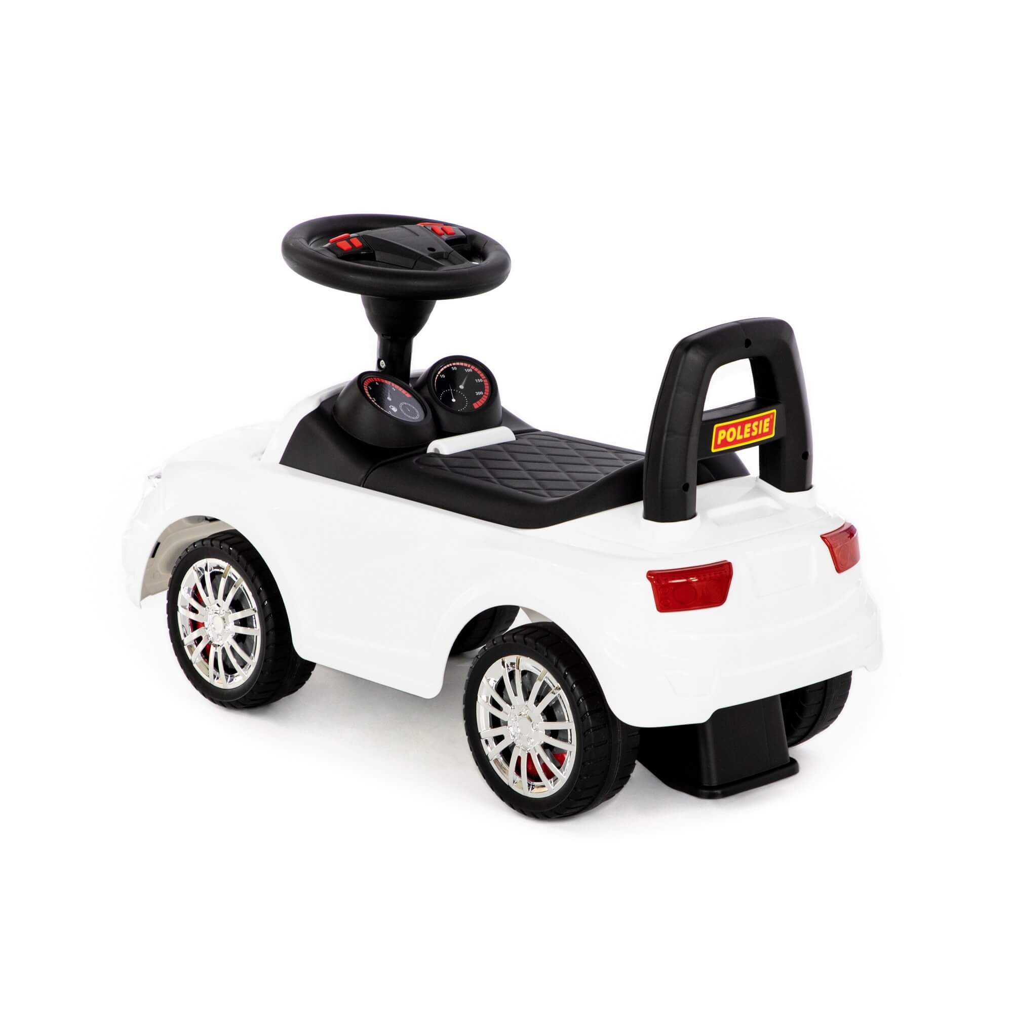 Wader - Polesie Odrážadlo SuperCar so zvukom Biele