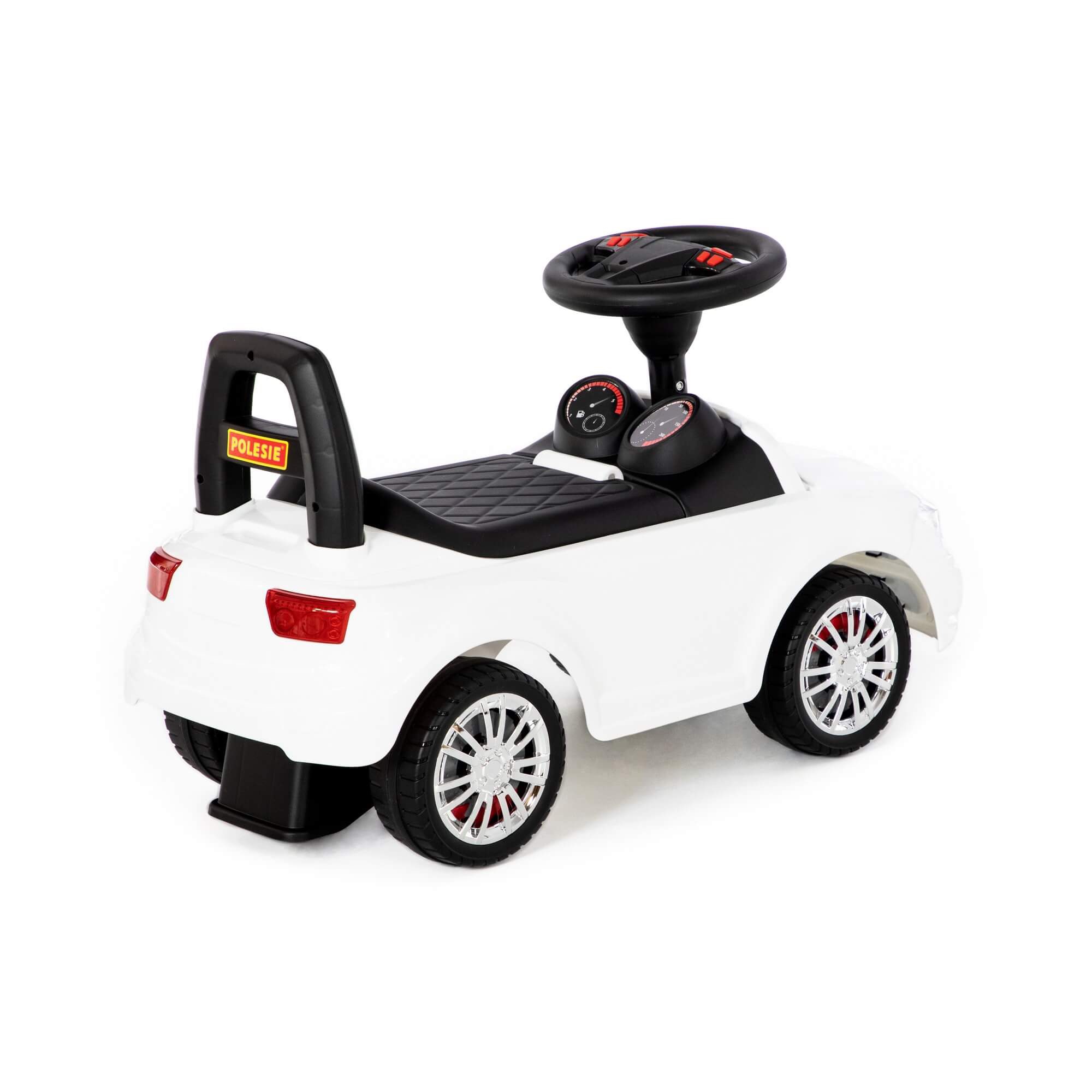 Wader - Polesie Odrážadlo SuperCar so zvukom Biele