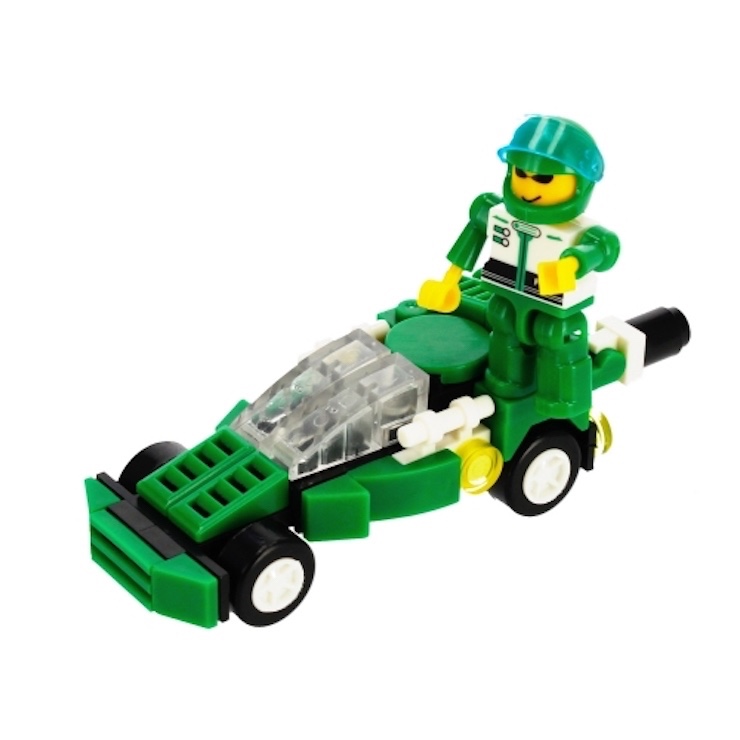 CreativeToys Stavebnica Závodné auto so šoférom