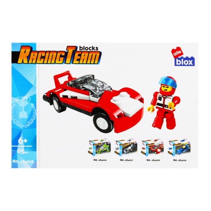 CreativeToys Stavebnica Závodné auto so šoférom