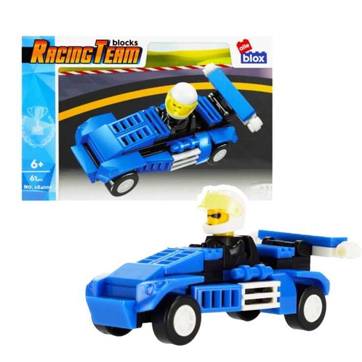 CreativeToys Stavebnica Závodné auto so šoférom