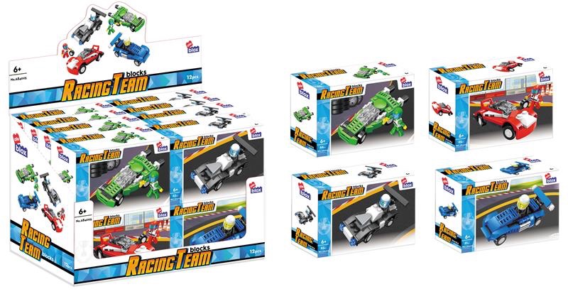 CreativeToys Stavebnica Závodné auto so šoférom