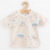 Dojčenské bavlnené tričko s krátkym rukávom New Baby Víla 56 (0-3m)