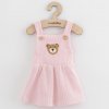 Dojčenská sukienka na traky New Baby Luxury clothing Laura ružová 86 (12-18m)