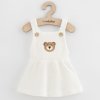 Dojčenská sukienka na traky New Baby Luxury clothing Laura biela 56 (0-3m)