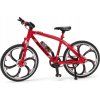 1:10 Kovový bicykel Cross ten (farba Červená)