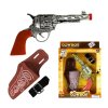Kovbojská pištoľ s puzdrom a zvukom 2 druhy
