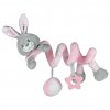 Hračka na postieľku Špirála Baby Mix králik rúžový