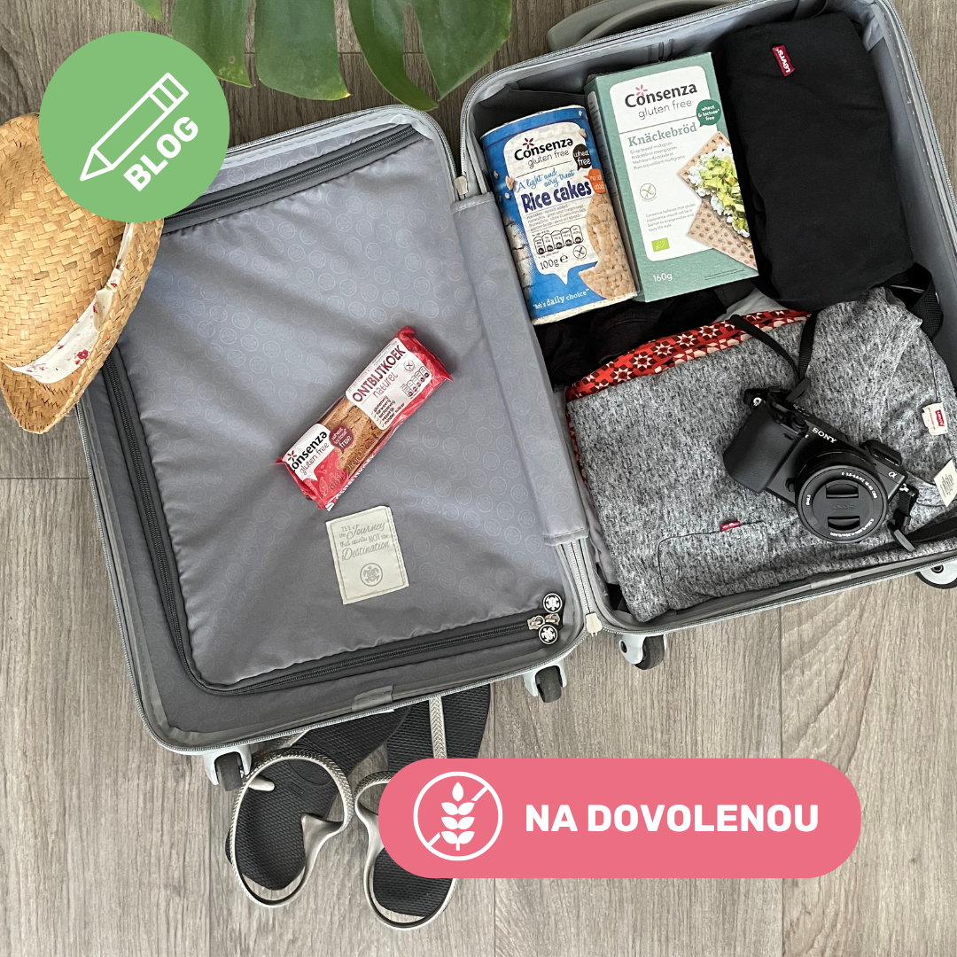 Jak se prakticky zabalit na dovolenou, když jste celiak nebo držíte bezlepkovou dietu?