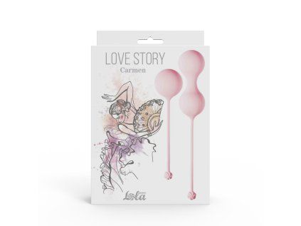 Posilovací Kuličky Carmen -Tea rose
